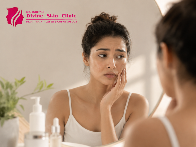 Dull skin causes and daily habits for a healthy natural glow recommended by Dr. Ishita's Divine Skin Clinic, Agra